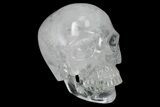 Realistic Clear Quartz Crystal Skull #382026-2